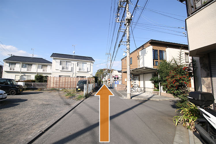 まっすぐ進みます